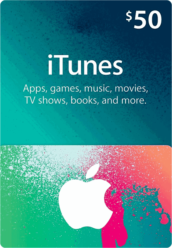 Apple iTunes Gift Card $50 US