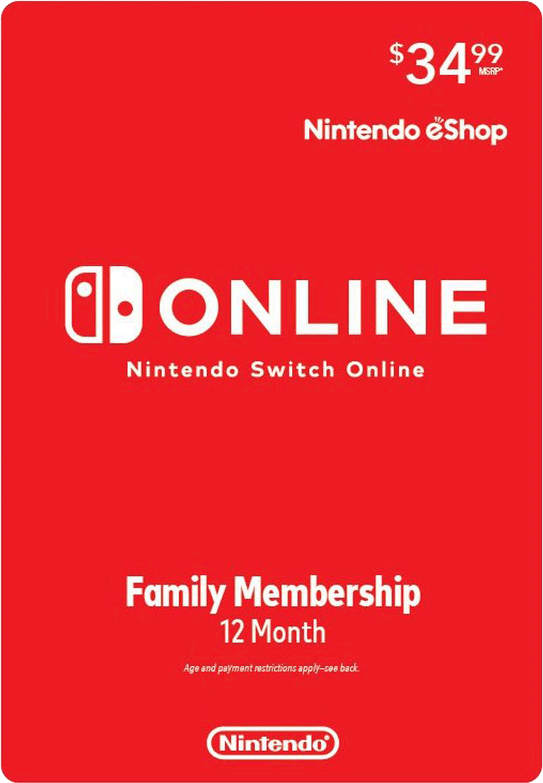 Nintendo Switch Online 12-Month Individual Membership
