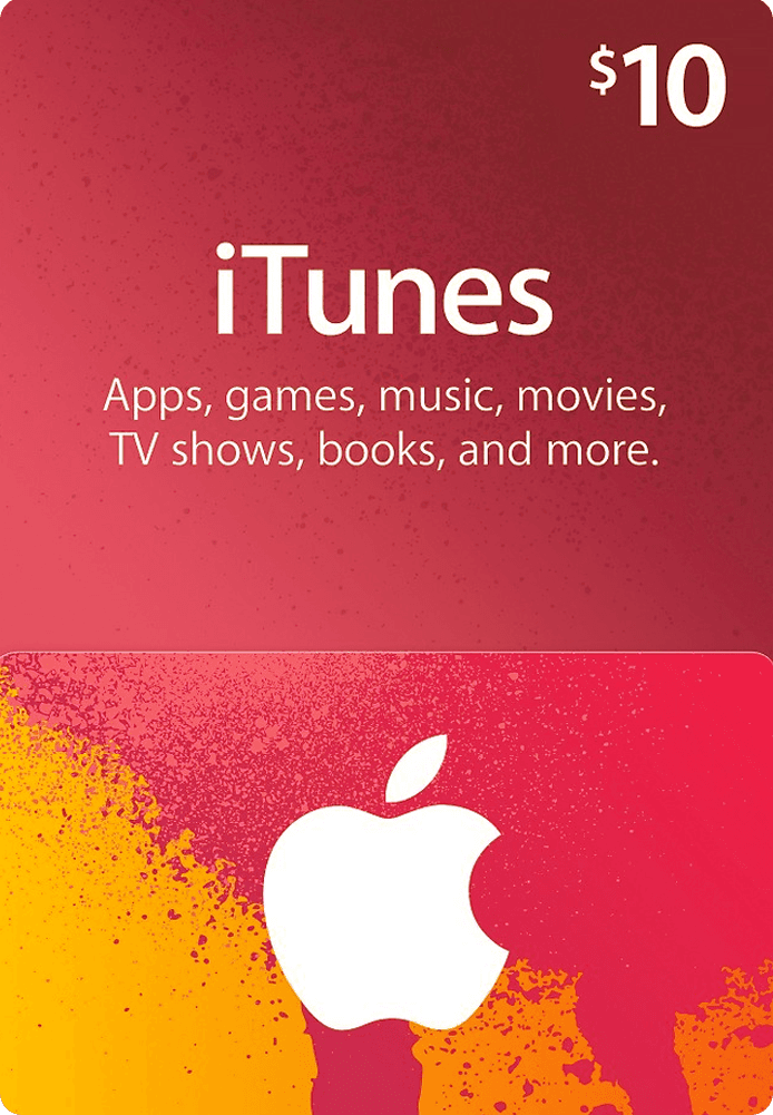 Apple iTunes Gift Card $10 US