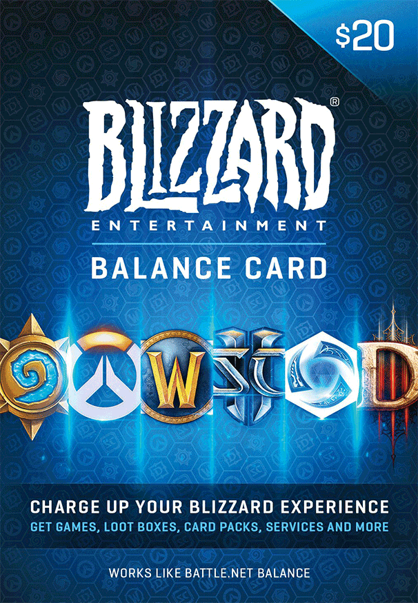 Blizzard Battle.net Gift Card $20 US