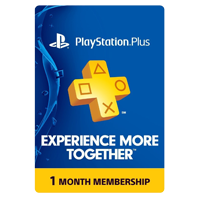 Playstation Plus 1 Month Membership Card US
