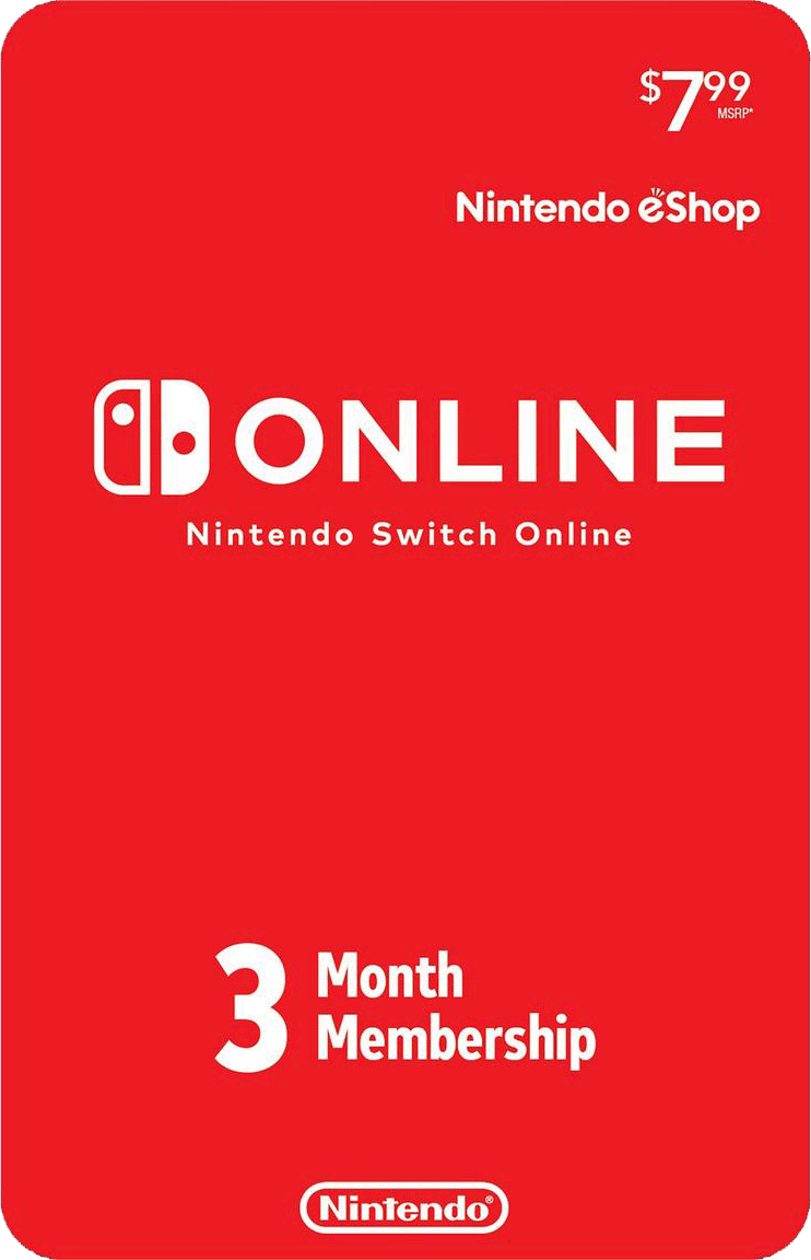 Nintendo Switch Online 3 Month Individual Membership