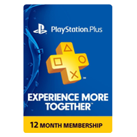Playstation Plus 12 Month Membership Card US