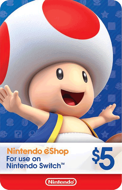 Nintendo eShop $5 Gift Card US